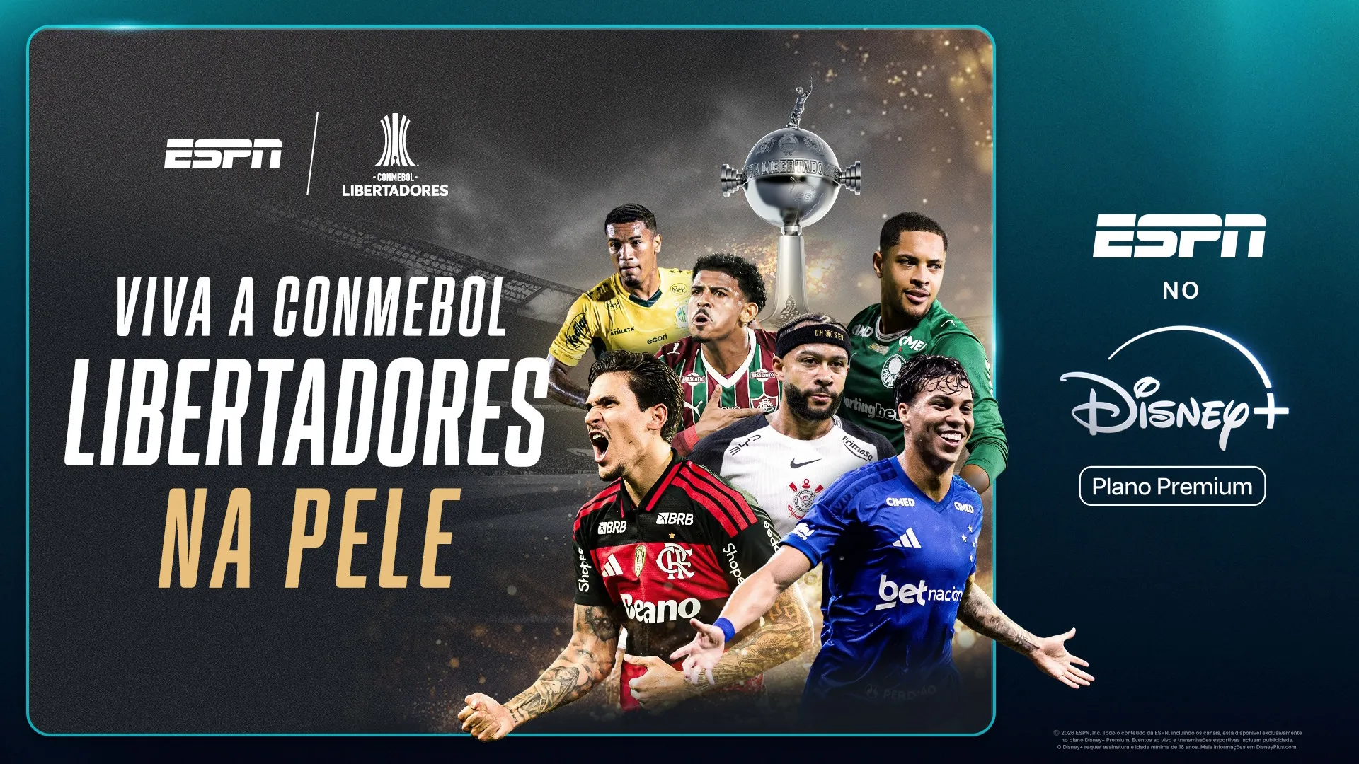 CONMEBOL Libertadores da América, ESPN no Disney+