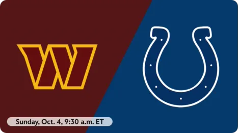 Washington Commanders vs. Indianapolis Colts