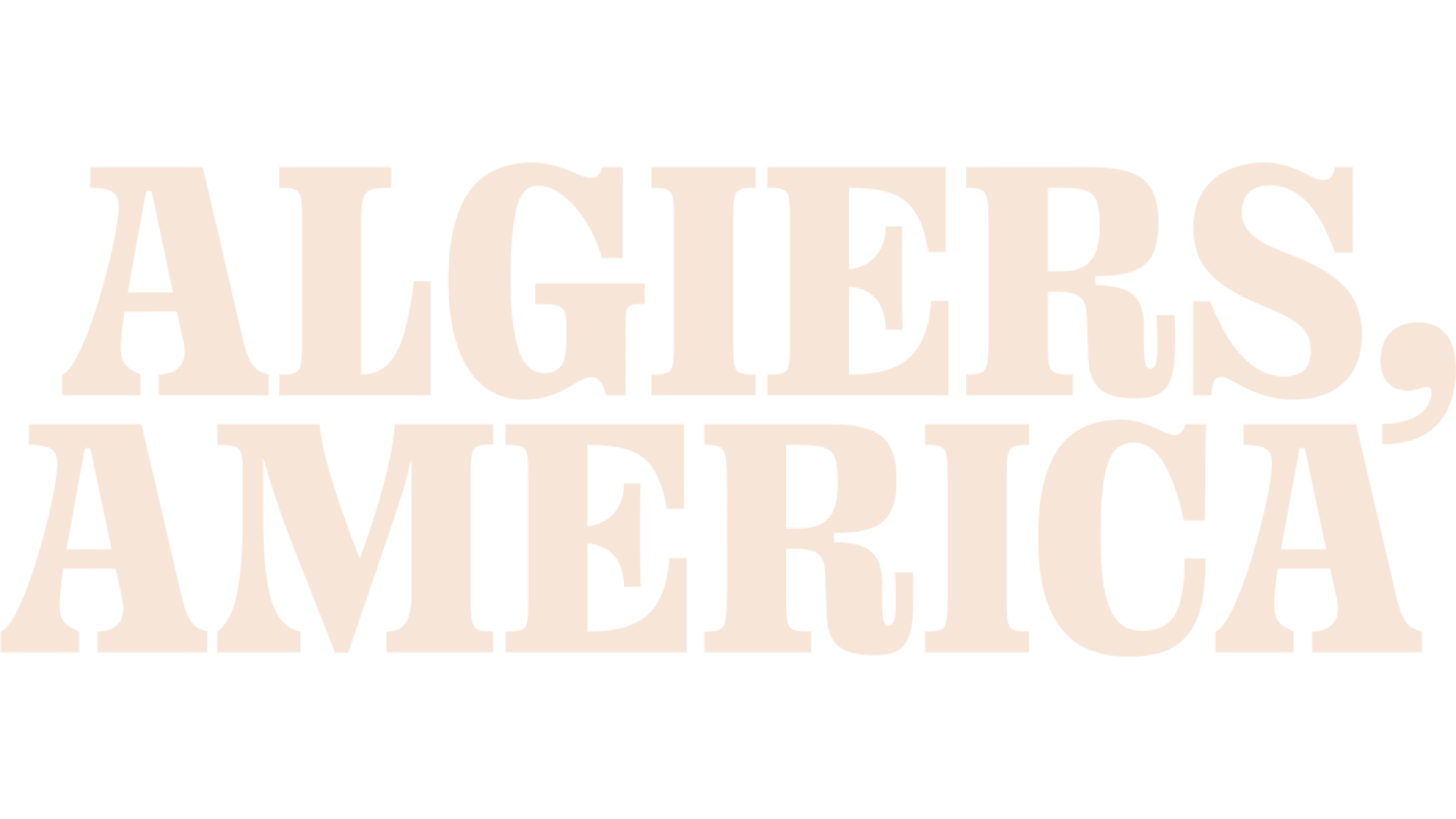 Algiers, America