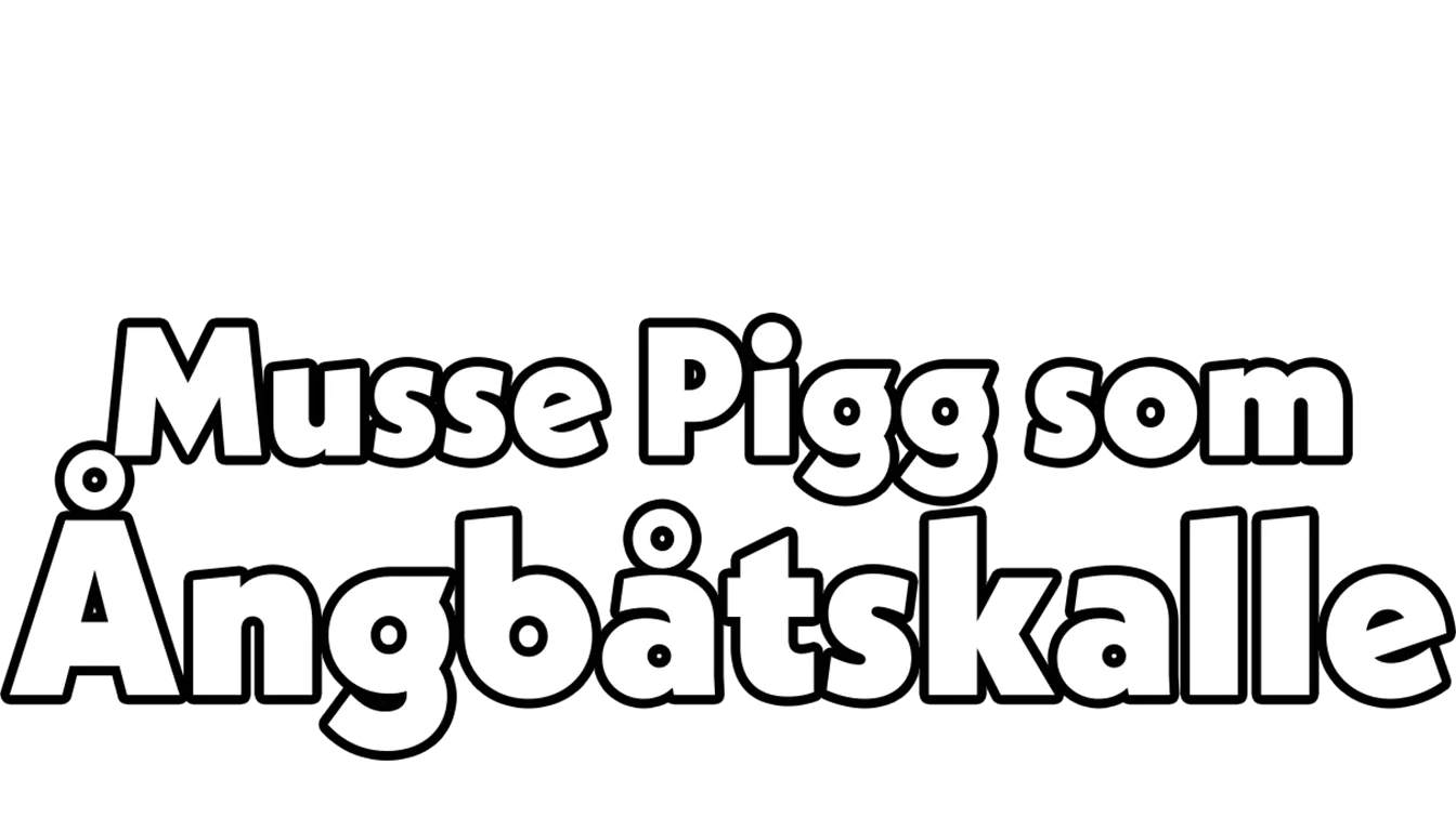 Musse Pigg som Ångbåtskalle