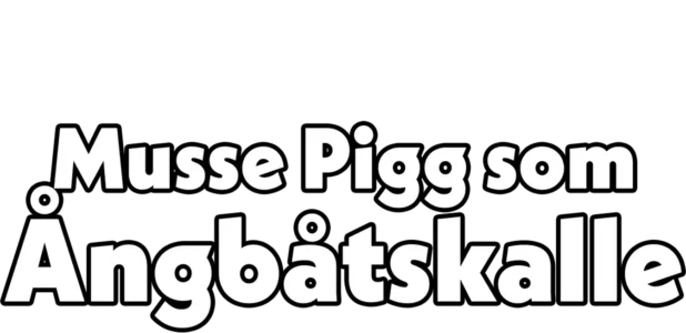 Musse Pigg som Ångbåtskalle