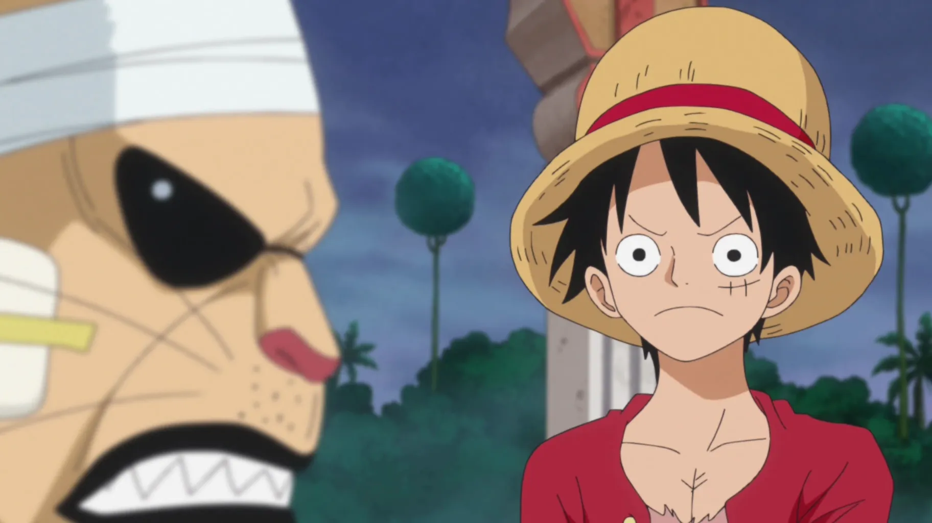 thumbnail - Zou: E766 (Dub) Luffy's Decision! Sanji on the Brink of Quitting!
