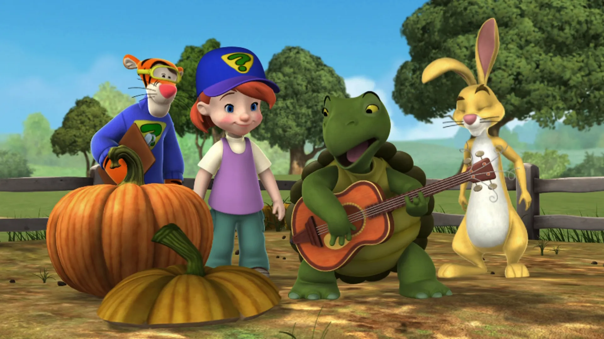 thumbnail - S2:E20 Rabbit's Song for a Pumpkin / Pooh's Blues