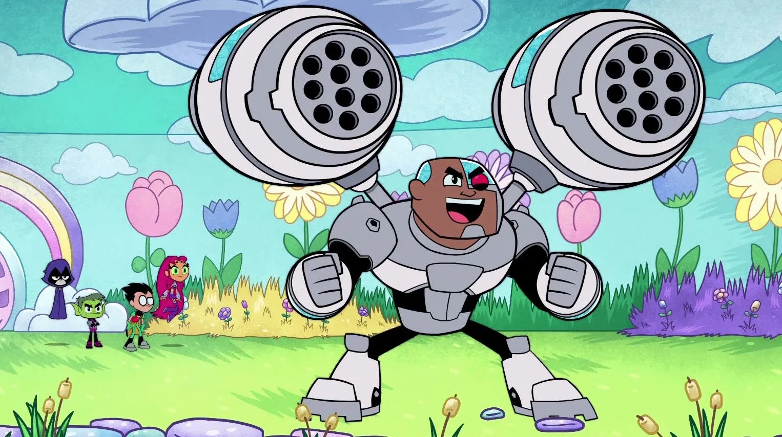 thumbnail - S9:E8 Teen Titans and the Easter Factory
