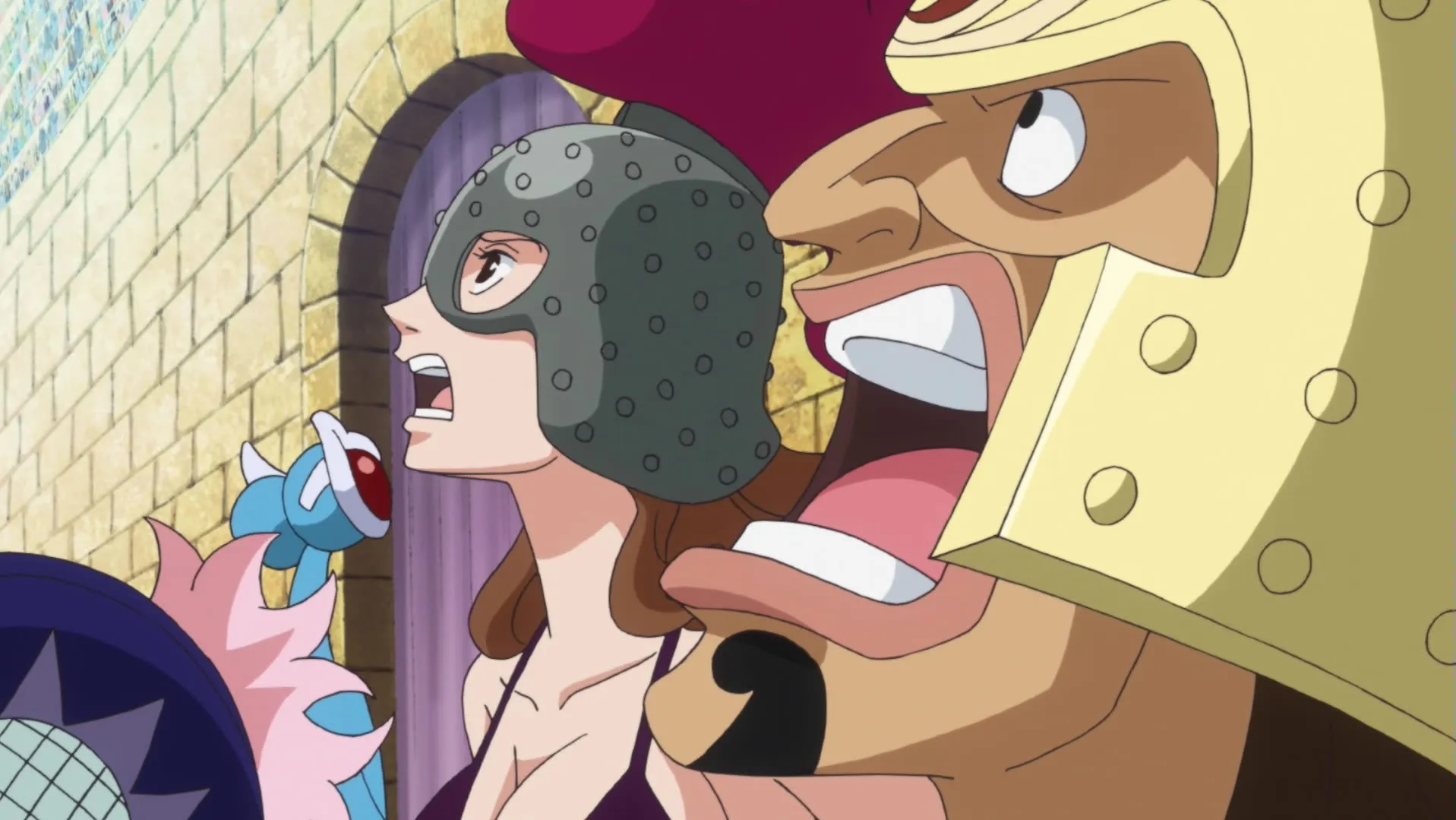 thumbnail - Dressrosa: E649 (Dub) The Fierce Battle Coming to the End! Lucy vs. Chin Jao!