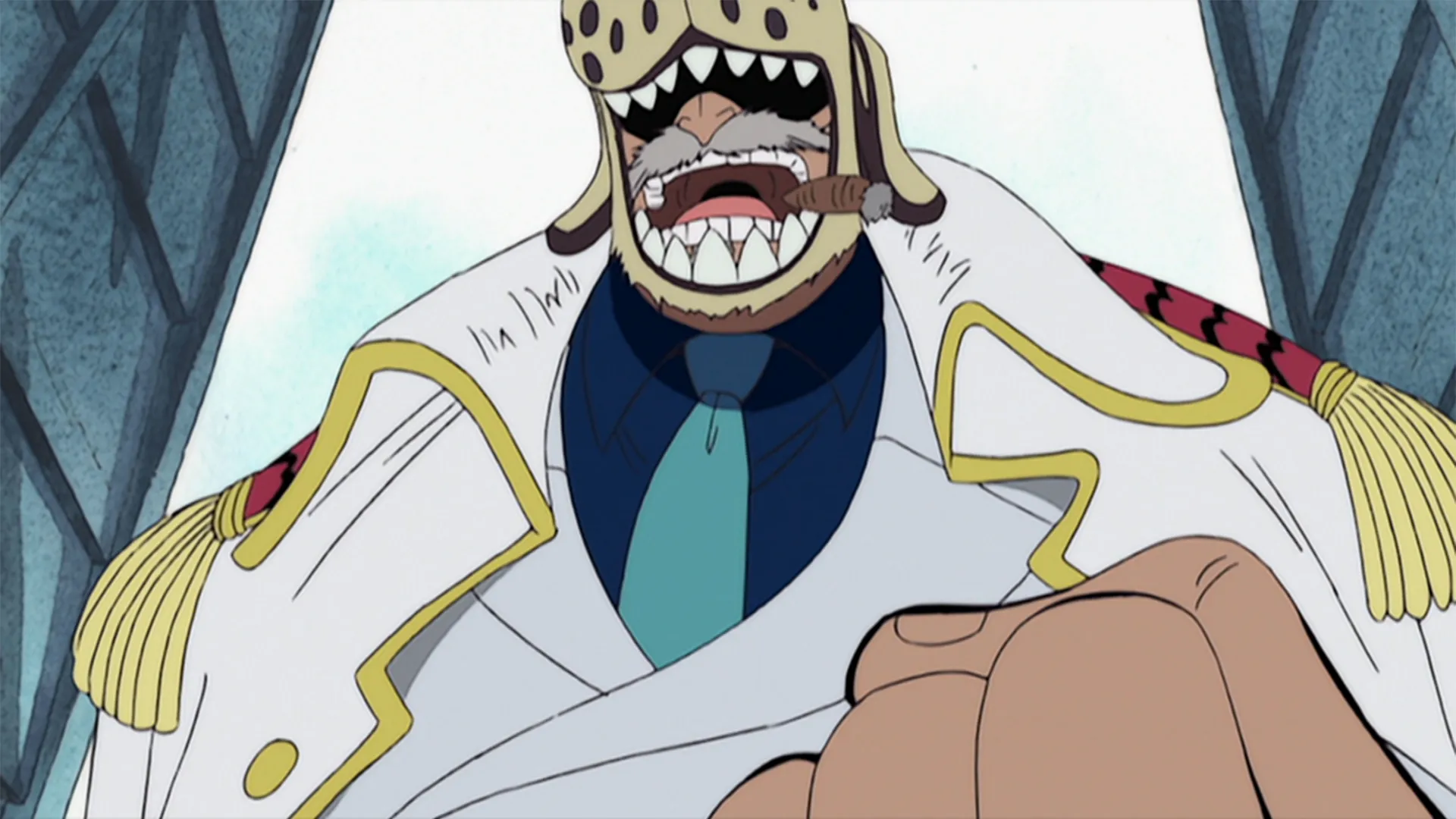 thumbnail - S2:E8 Entering the Grand Line Episode 69: Koby-Helmeppo's Determination! Garp's Parental Affection