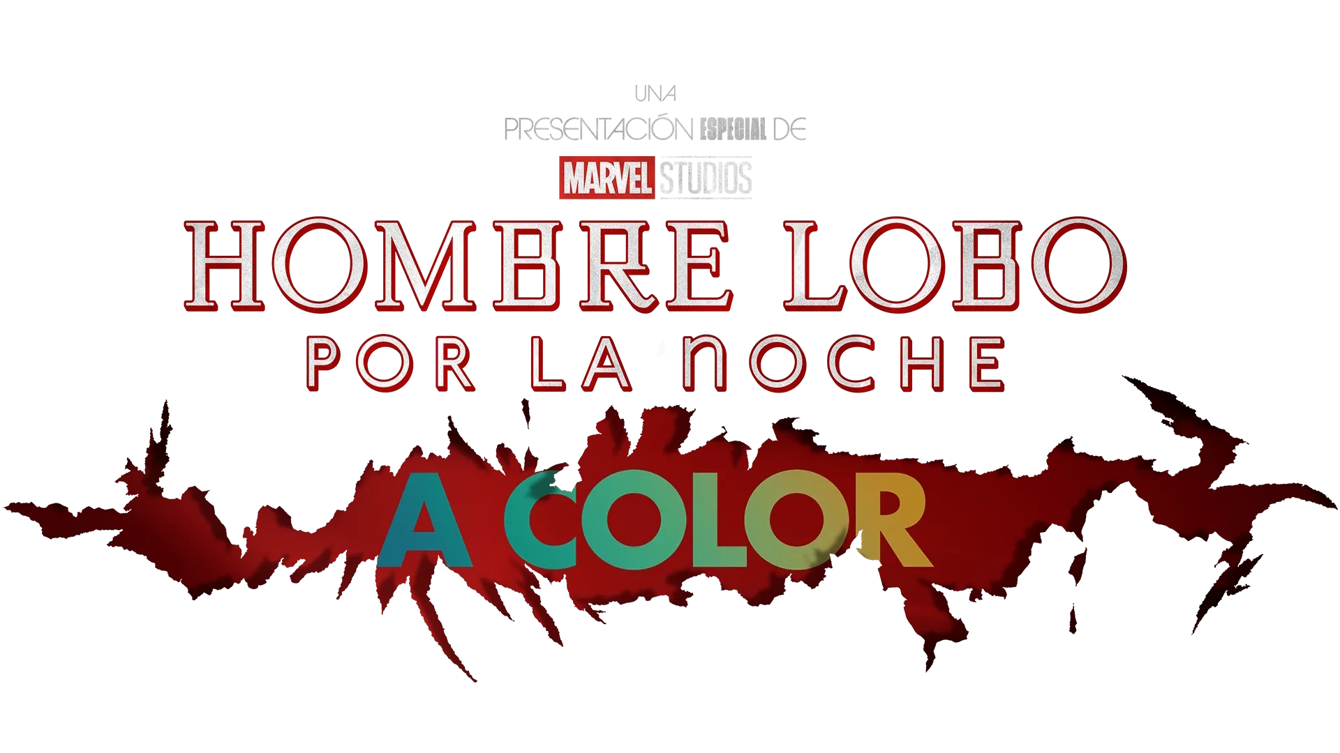 Hombre Lobo por la Noche a color