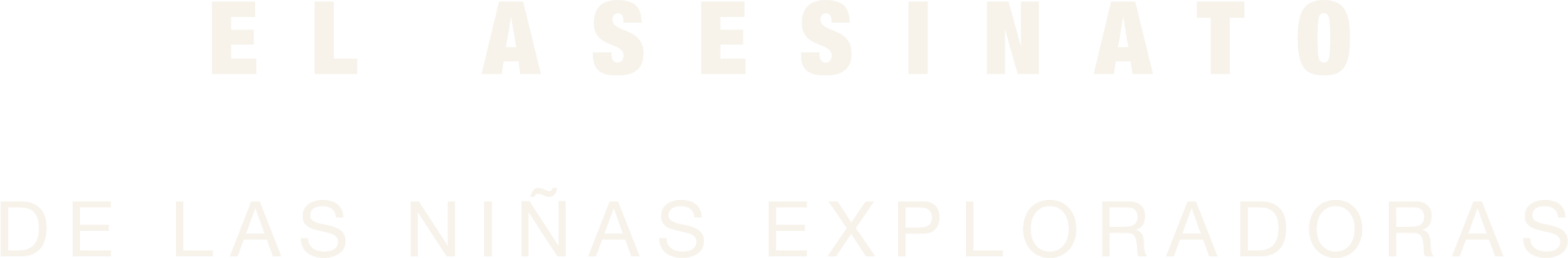 El asesinato de las niñas exploradoras