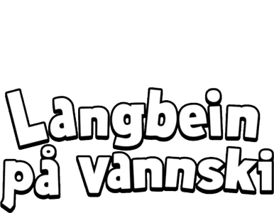 Langbein på vannski