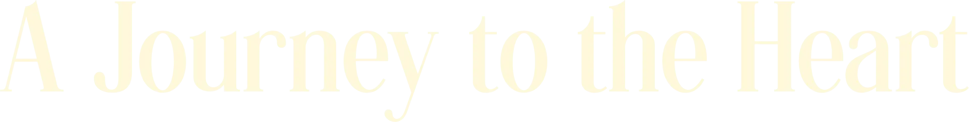 A Journey to the Heart