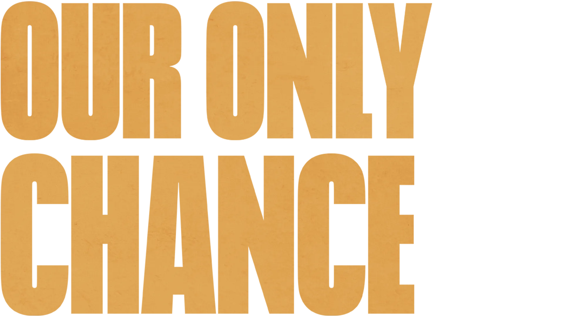 Our Only Chance