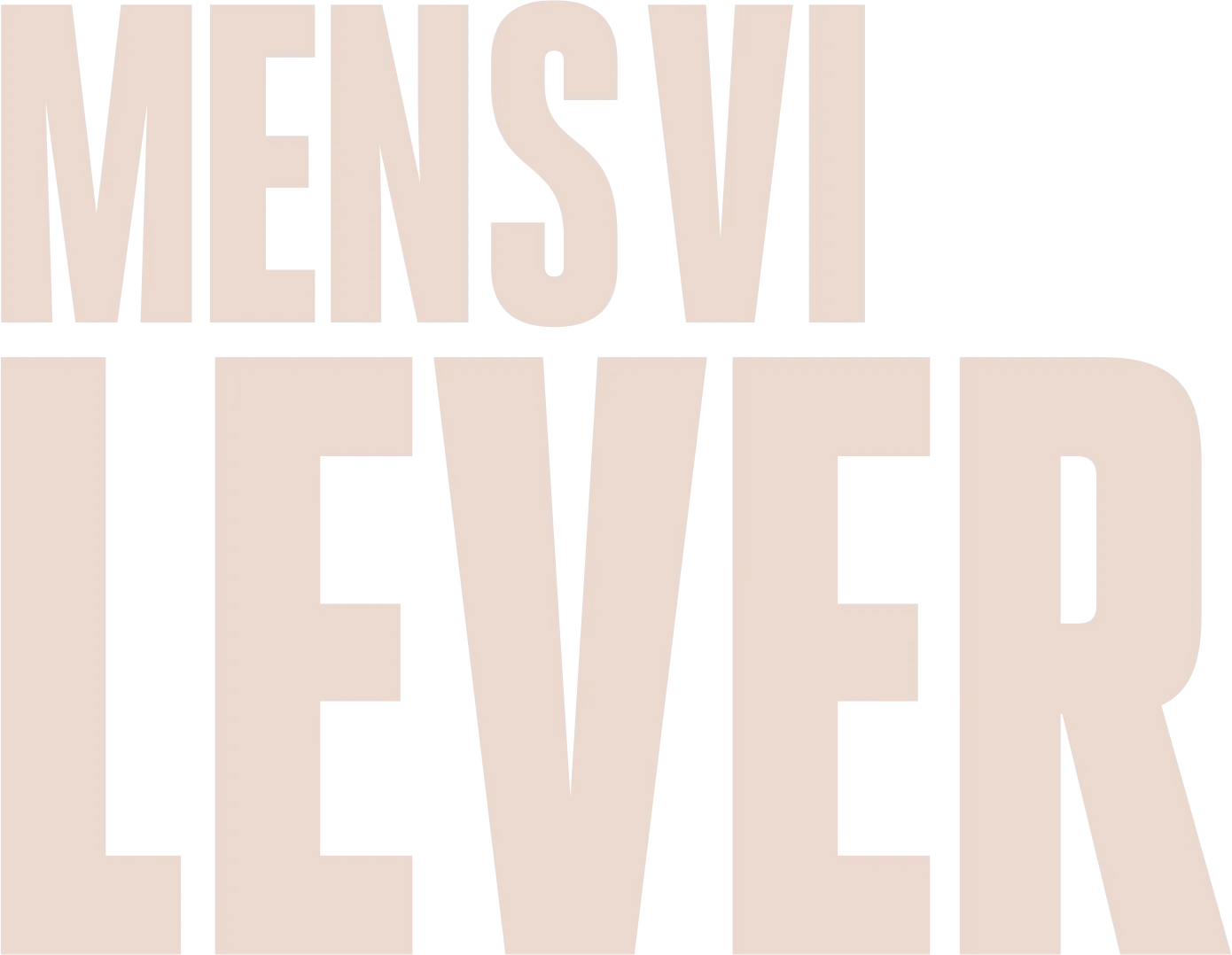Mens vi lever