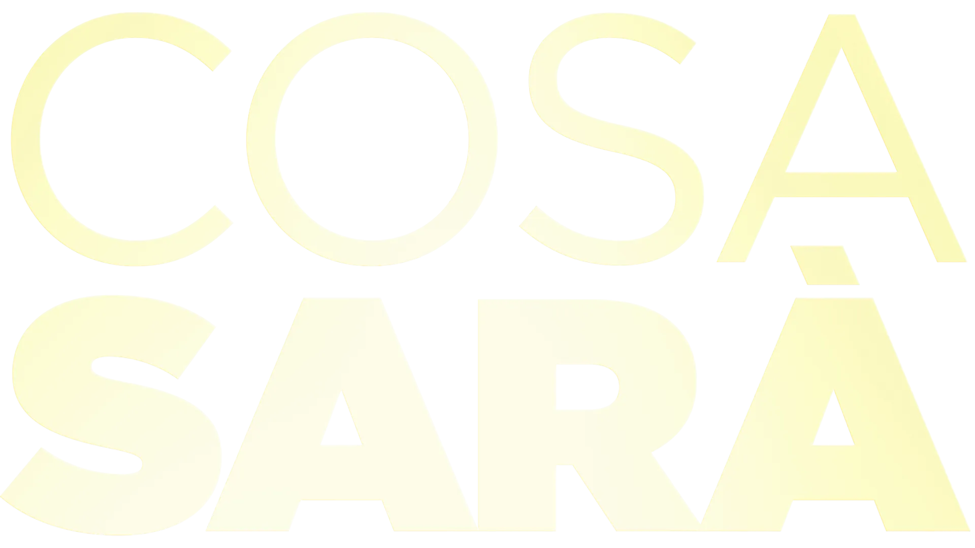 Cosa sarà