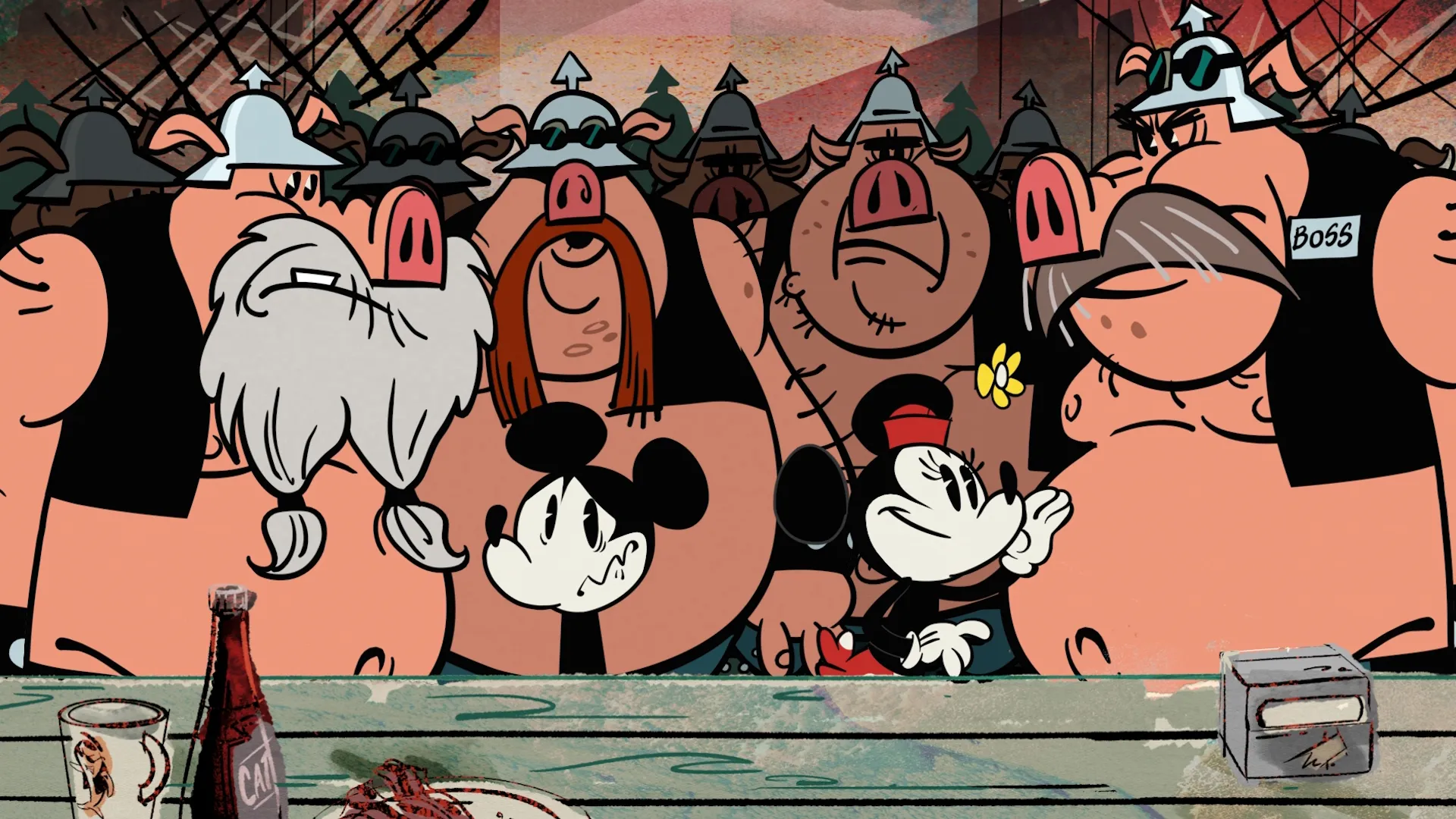 thumbnail - S3:E8 Mickey et les Motards