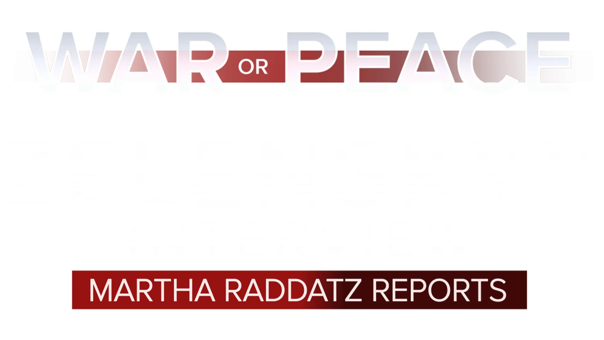 War or Peace: The Zelenskyy Interview | Martha Raddatz Reports
