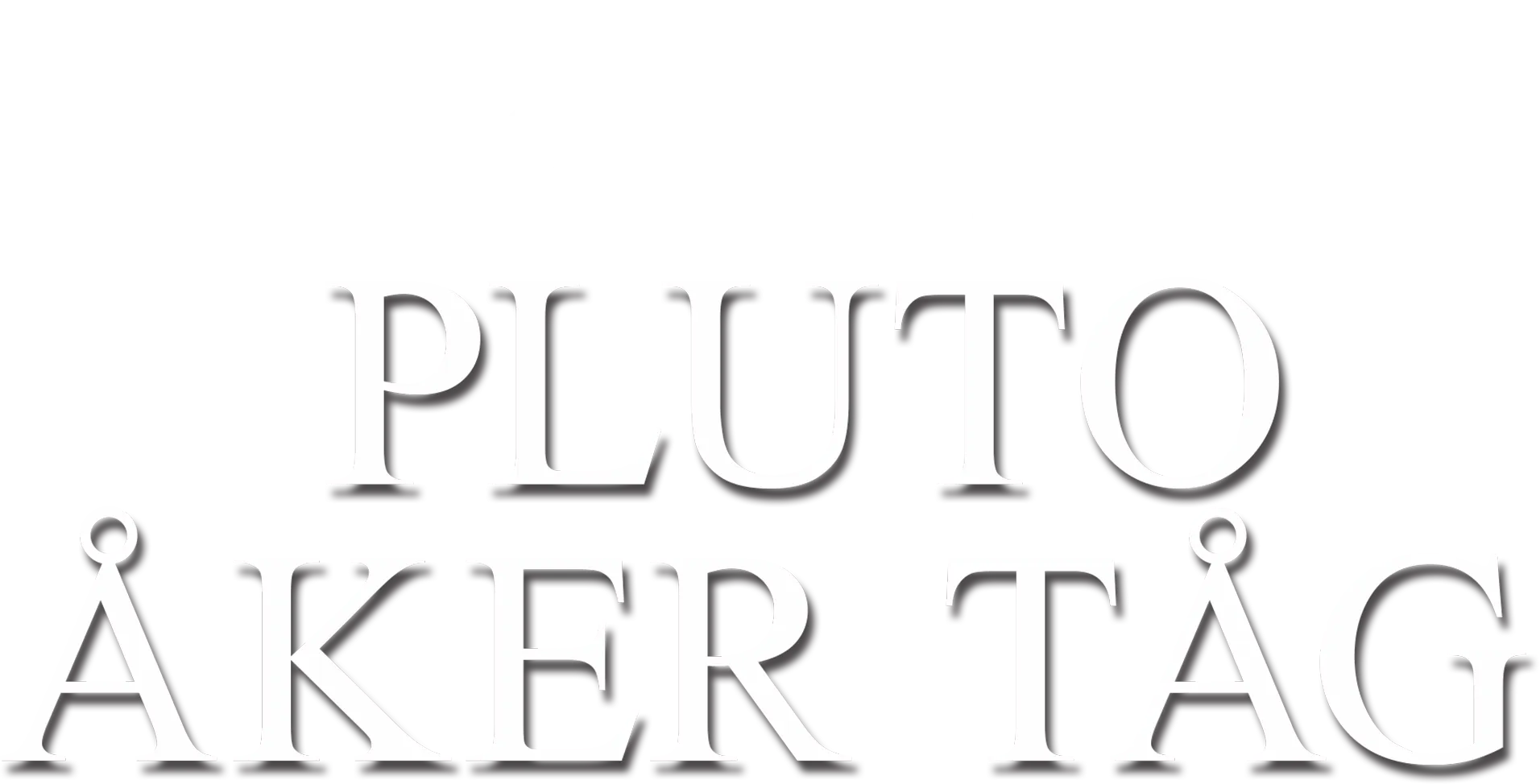 Pluto åker tåg