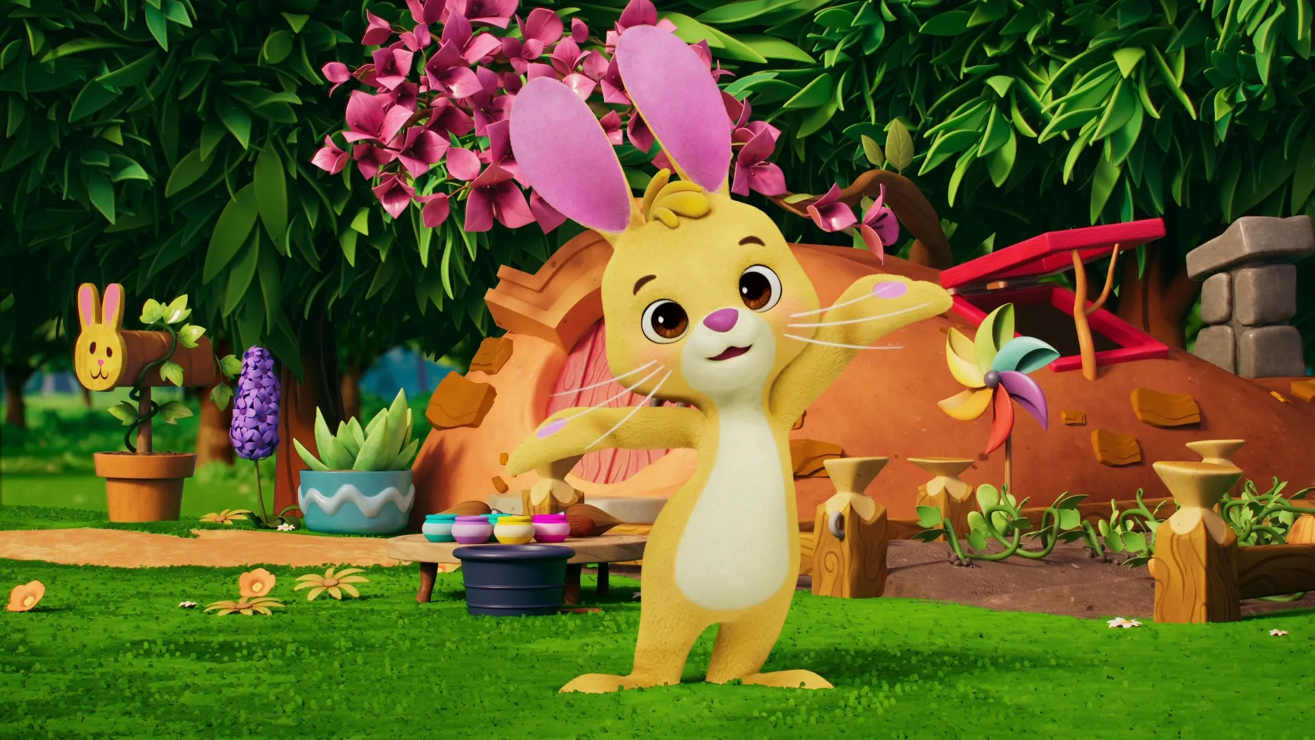 thumbnail - S2:E5 Rabbit Paints a Pumpkin