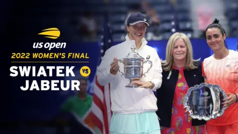 thumbnail - 2022 Women's Final: I. Swiatek vs. O. Jabeur
