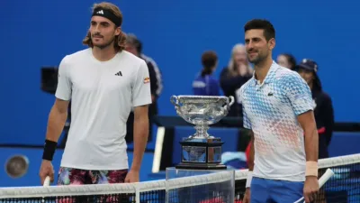 thumbnail - 2023 Men's Final: Tsitsipas vs Djokovic