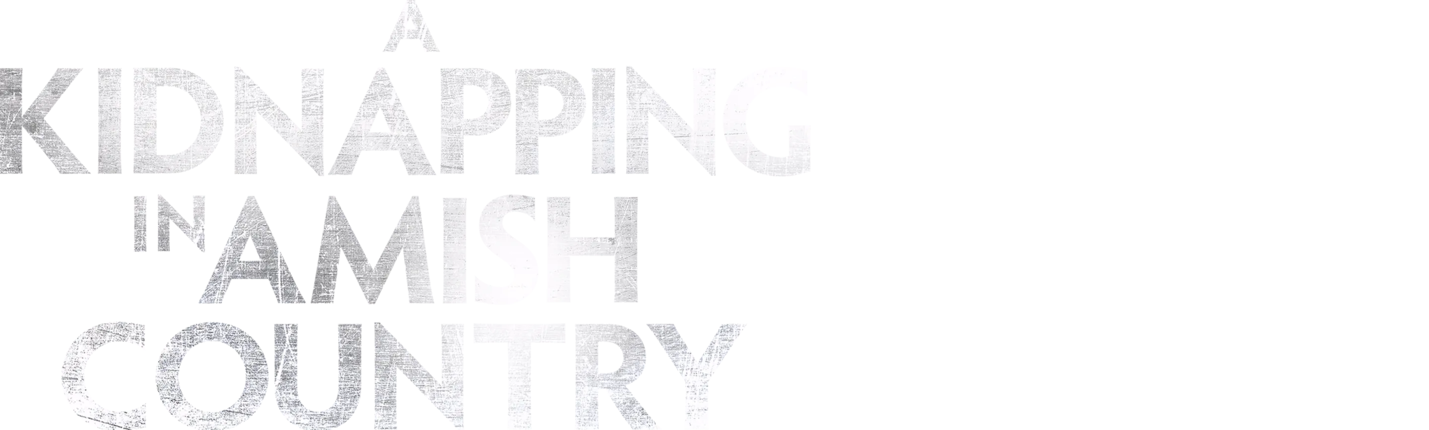 A Kidnapping in Amish Country