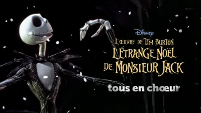 thumbnail - L’Œuvre de Tim Burton L’Étrange Noël de Monsieur Jack  tous en chœur
