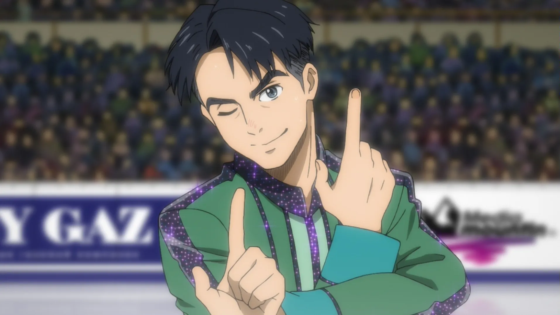 thumbnail - S1:E9 (Sub) Yuri vs. Yuri The Horror!! Rostelecom Cup Free Skate