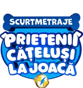 Prietenii cățeluși la joacă