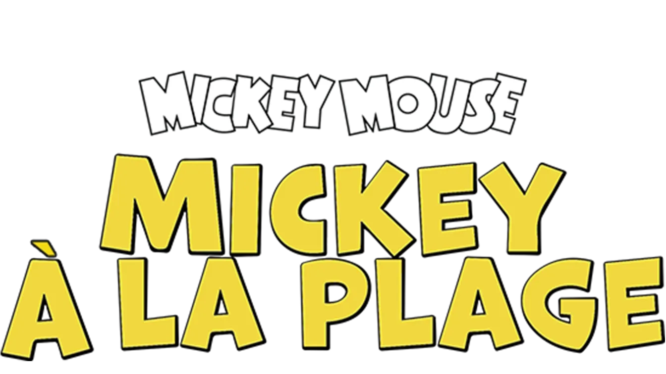 Mickey à la plage