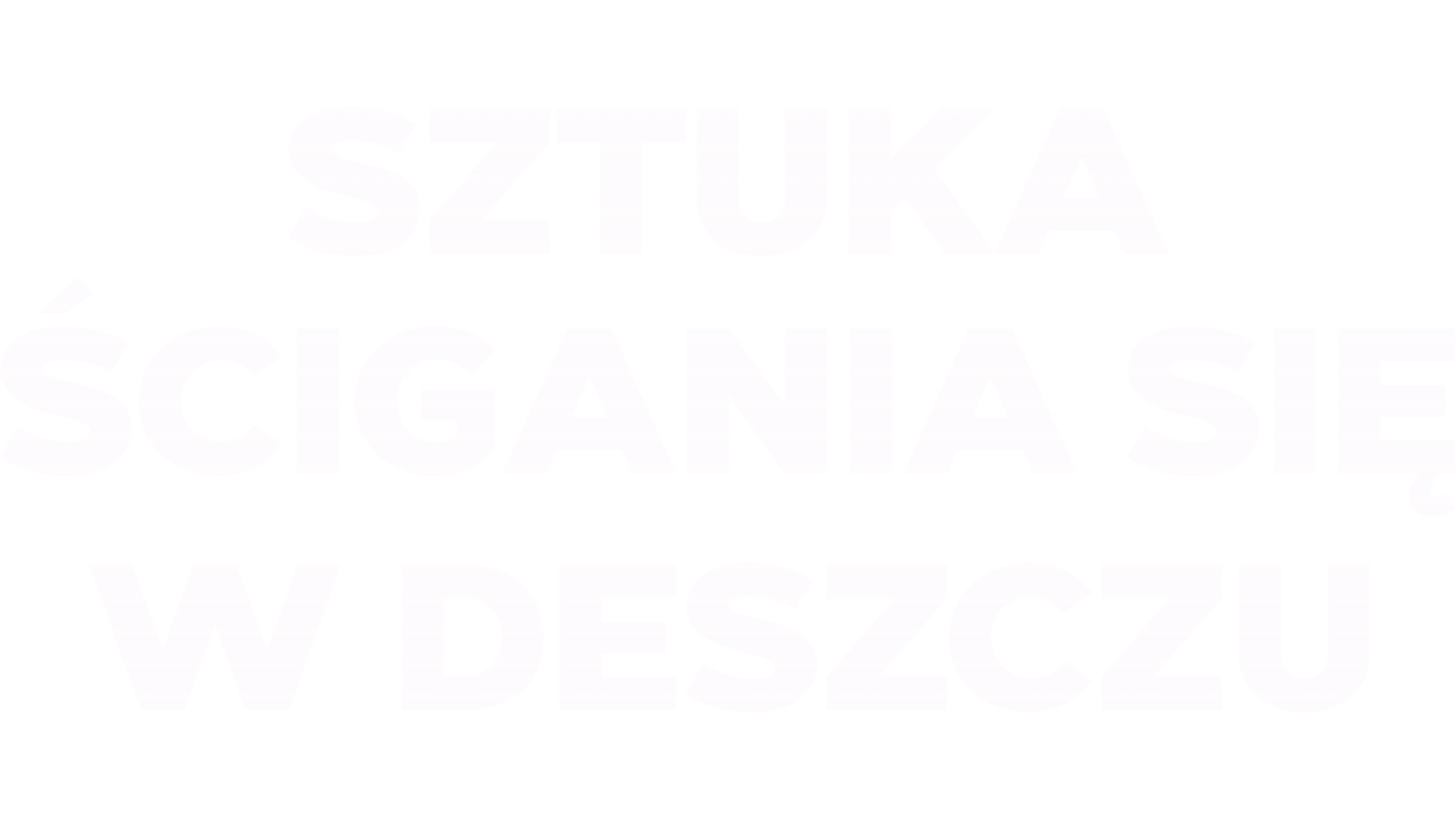 Sztuka ścigania się w deszczu