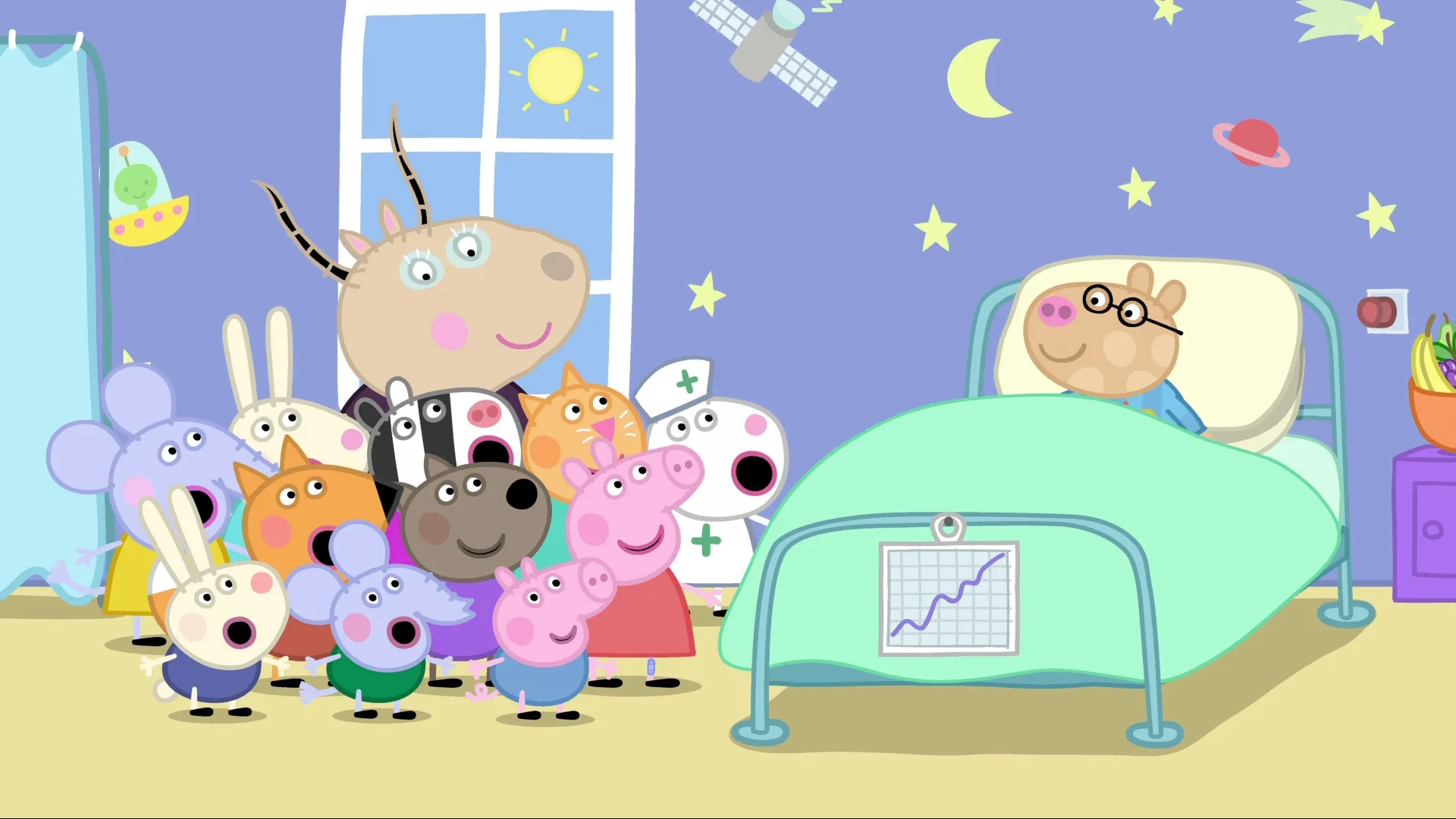 thumbnail - S4:E2 Hospital / Spring / Miss Rabbit’s Helicopter / Baby Alexander