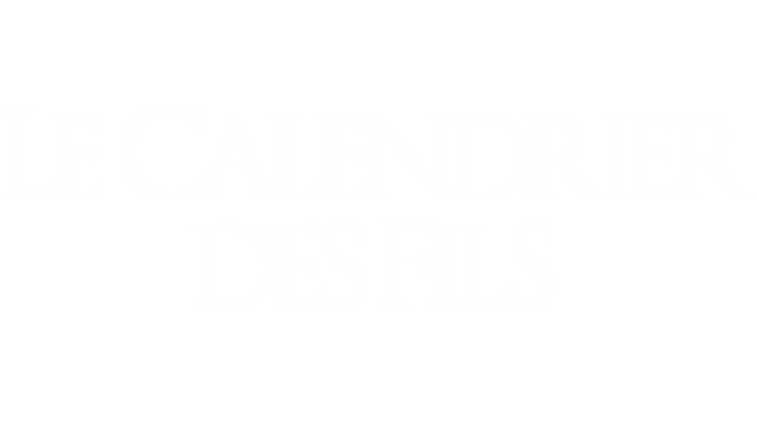 Le Calendrier Des Fils