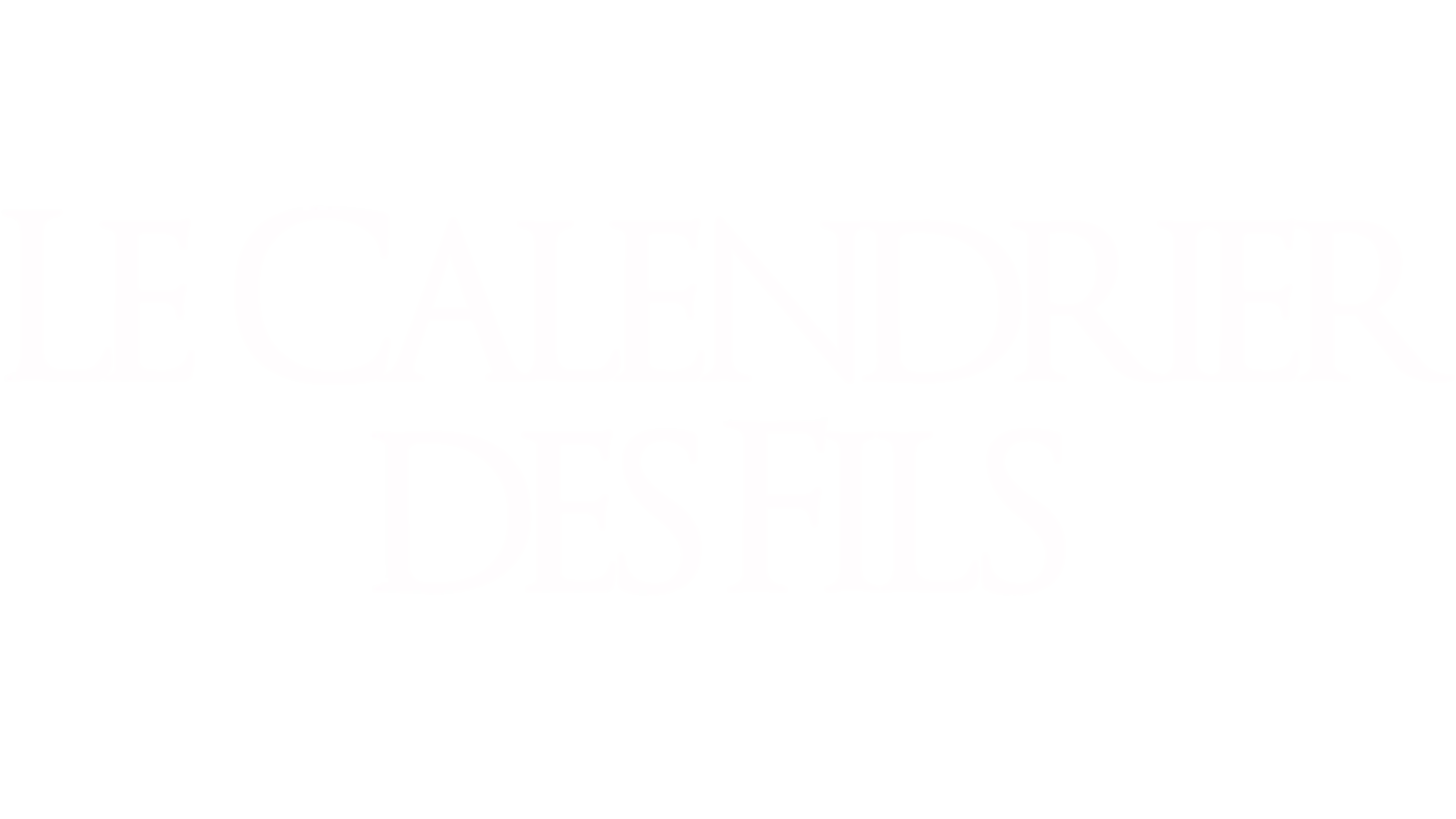 Le Calendrier Des Fils