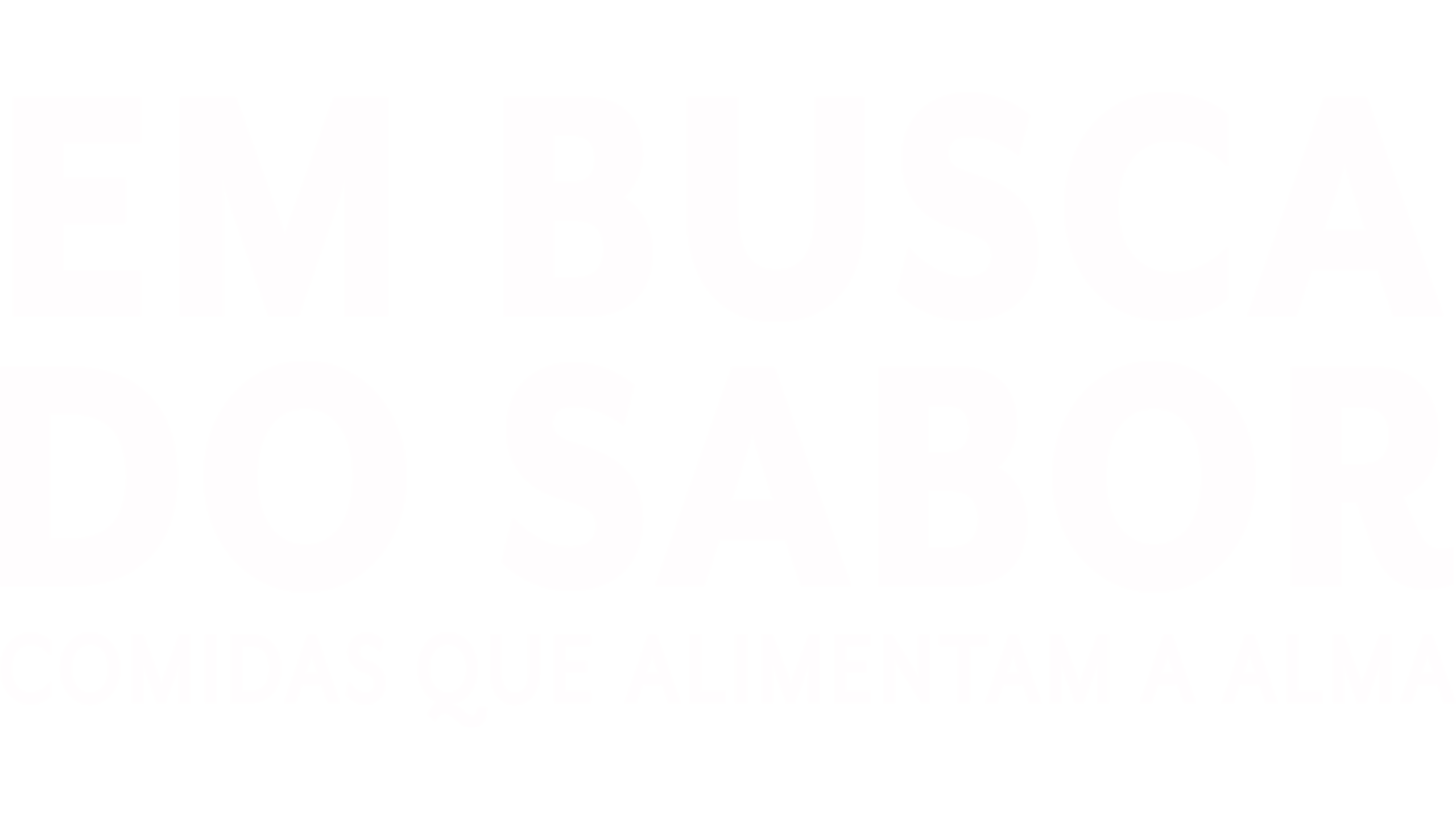 Em Busca do Sabor: Comidas que Alimentam a Alma