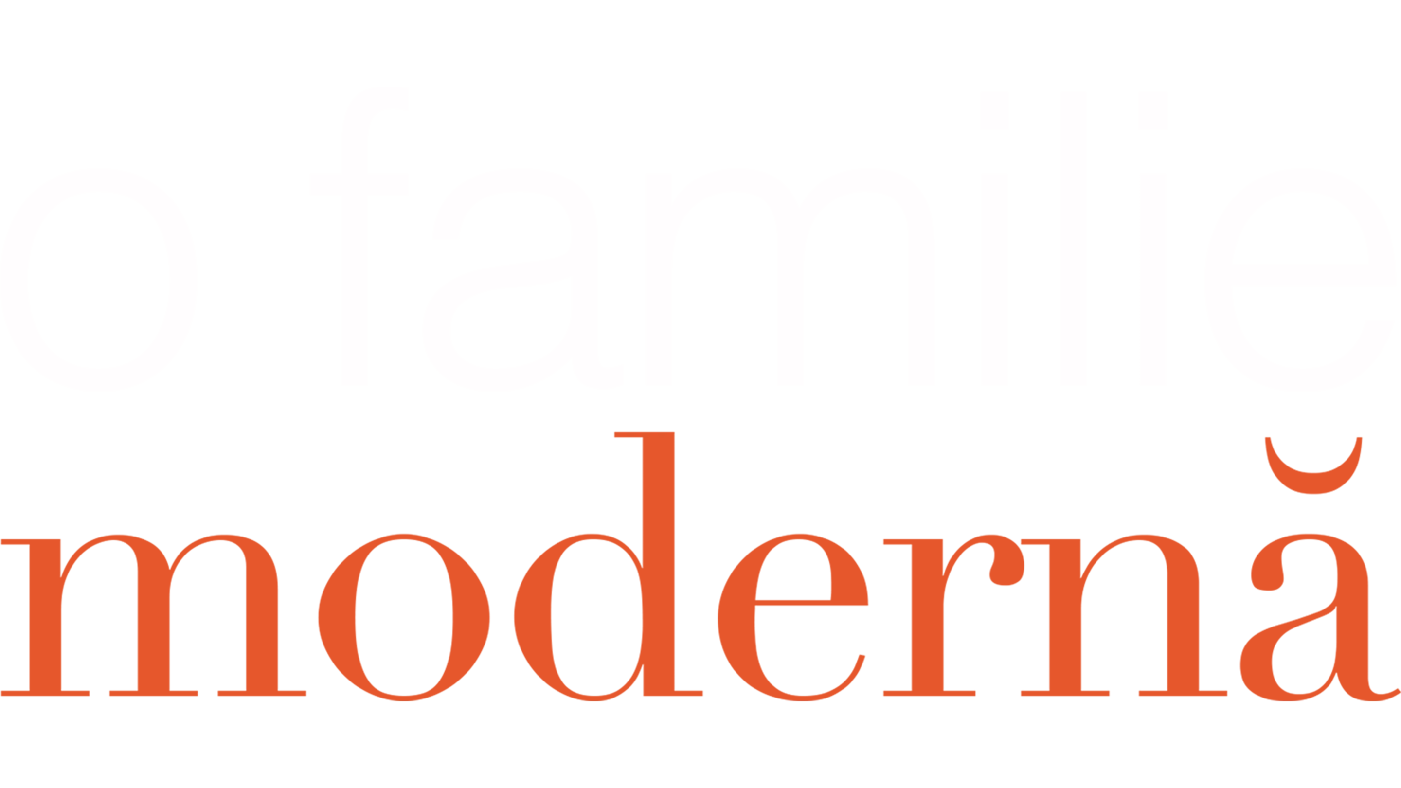 O familie modernă