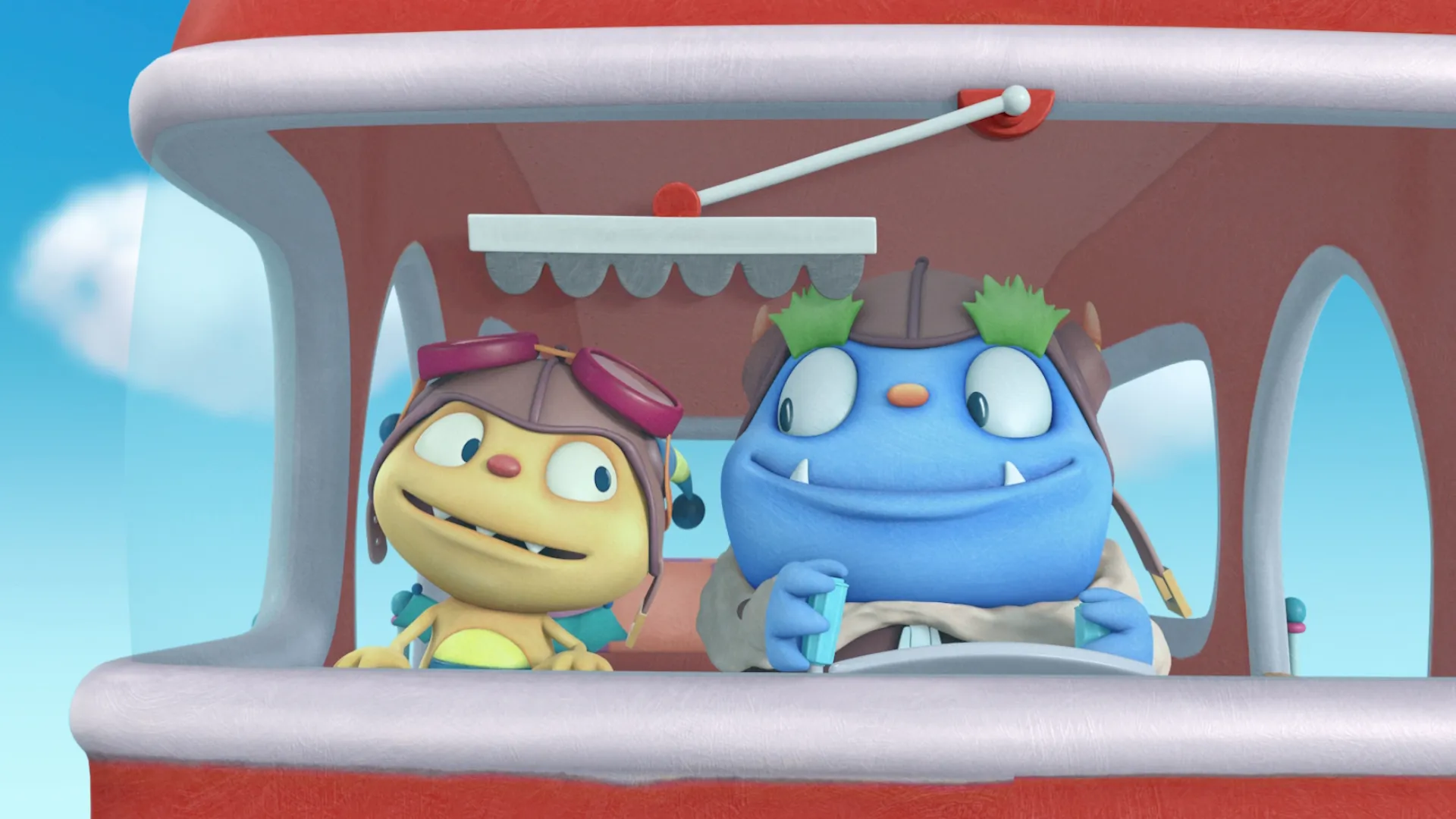 thumbnail - S2:E14 Roar-Plane Racing / Hugglemonster and Son
