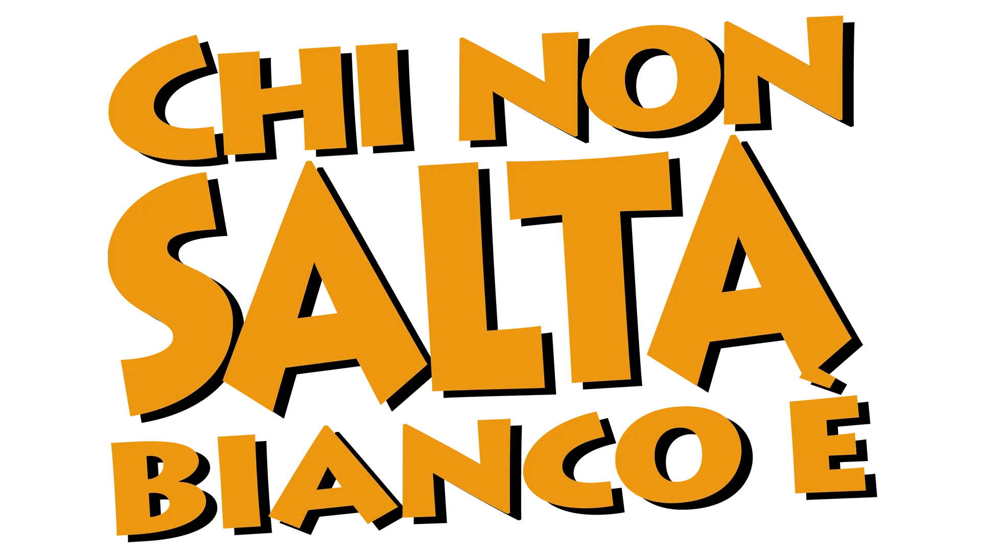 Chi non salta bianco è