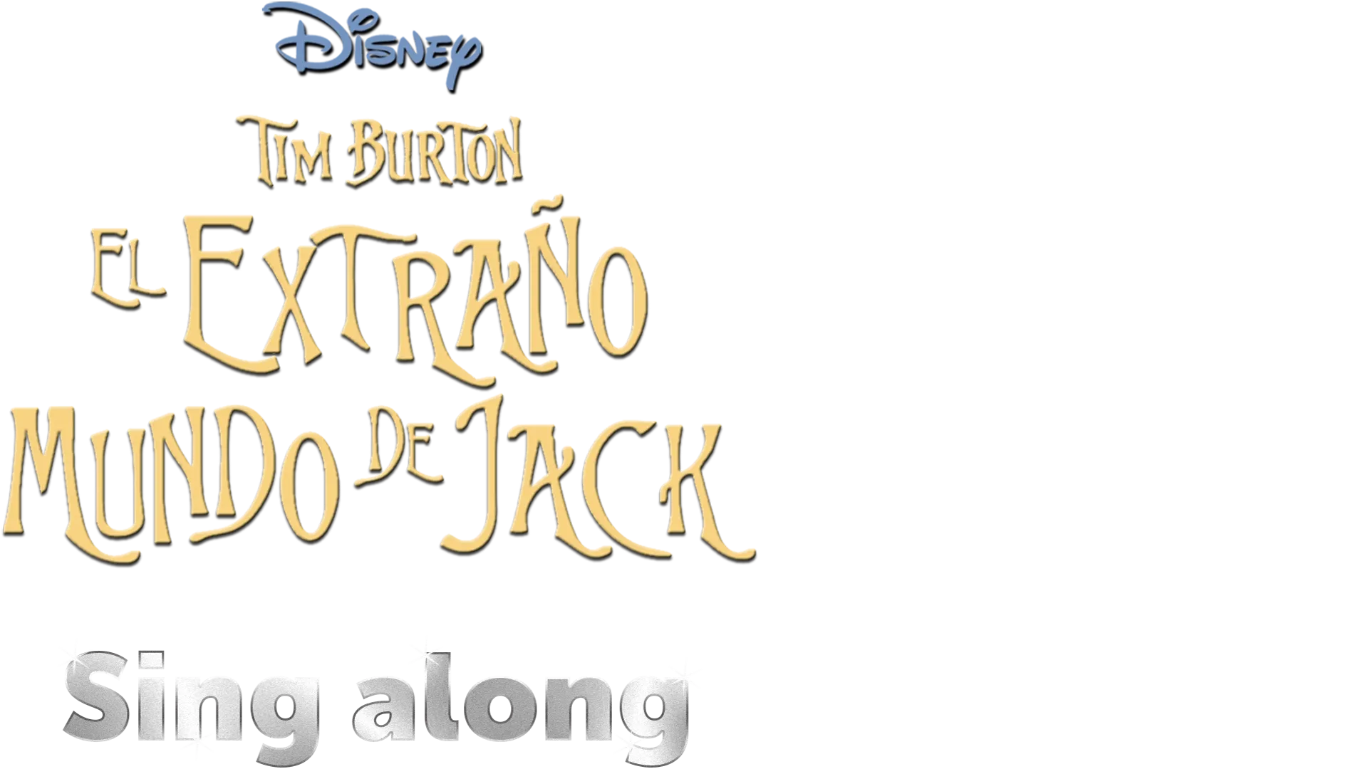 Tim Burton El extraño mundo de Jack  Sing along