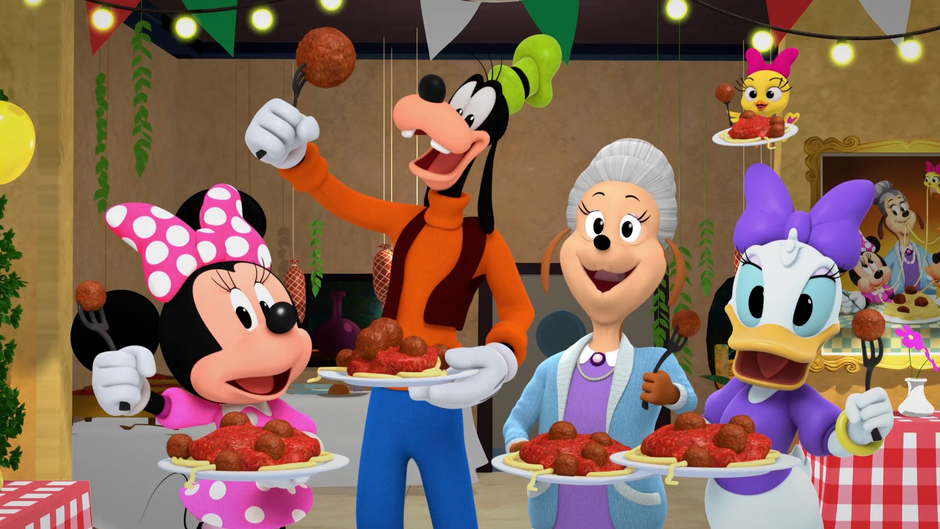 thumbnail - S2：第14話「ローマのロールケーキ（ミニーのリボンショー パーティーへようこそ！(2021)）」