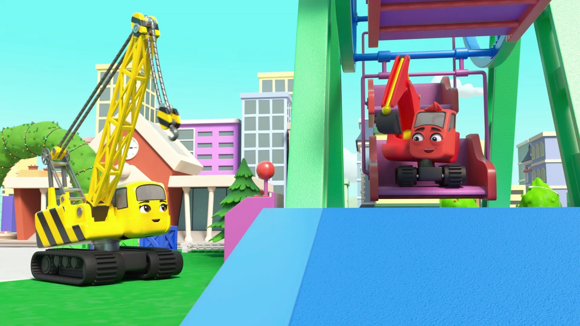 thumbnail - S1:E12 The Fairground Ferris Wheel - Digley's Stuck!