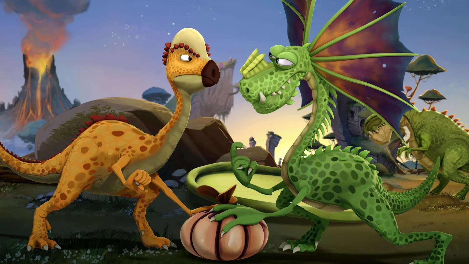 thumbnail - S3:E9 Council of Wise Dinos / Rockatastrophe