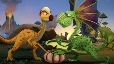 thumbnail - S3:E9 Council of Wise Dinos / Rockatastrophe