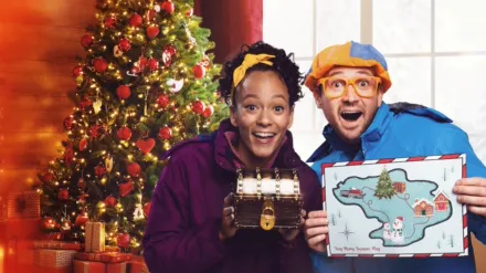 Blippi & Meekah's Very Merry Treasure Hunt