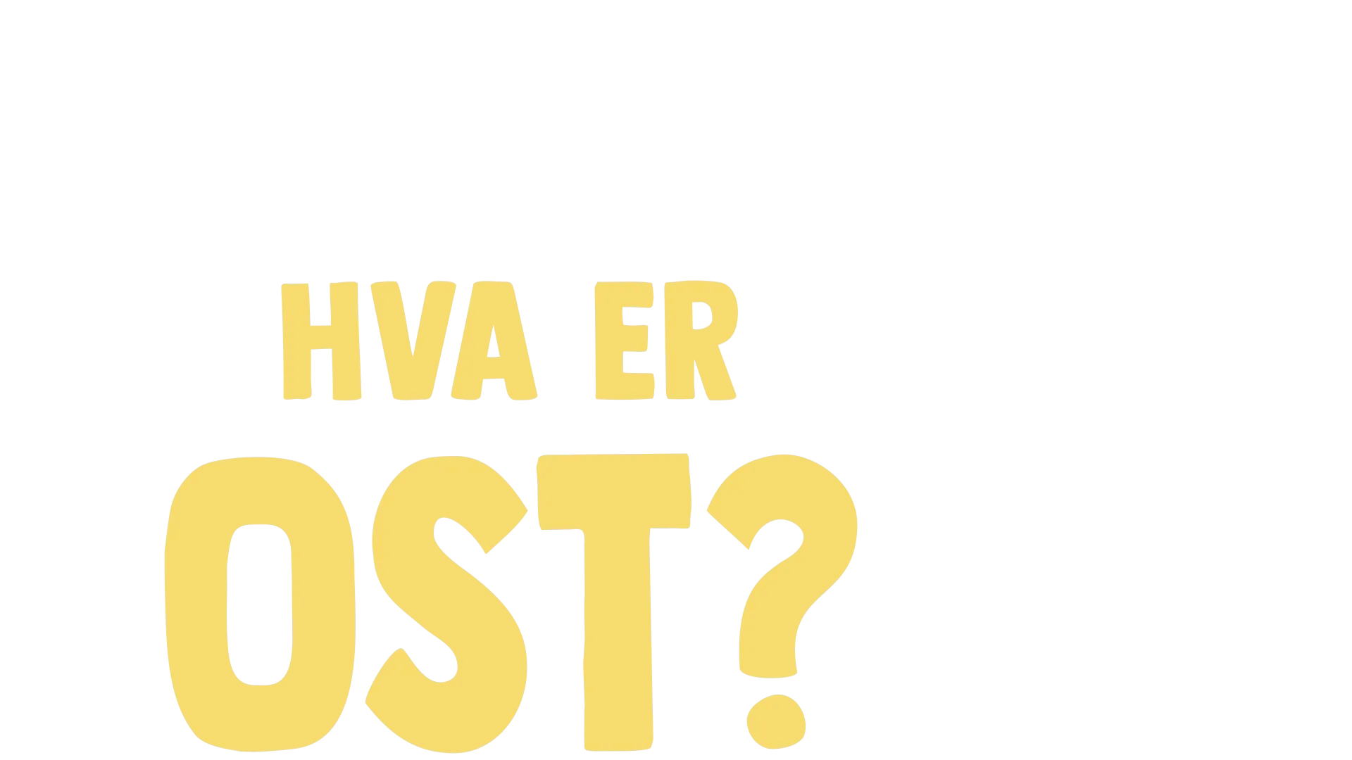 Gaffen har et spørsmål: Hva er ost?