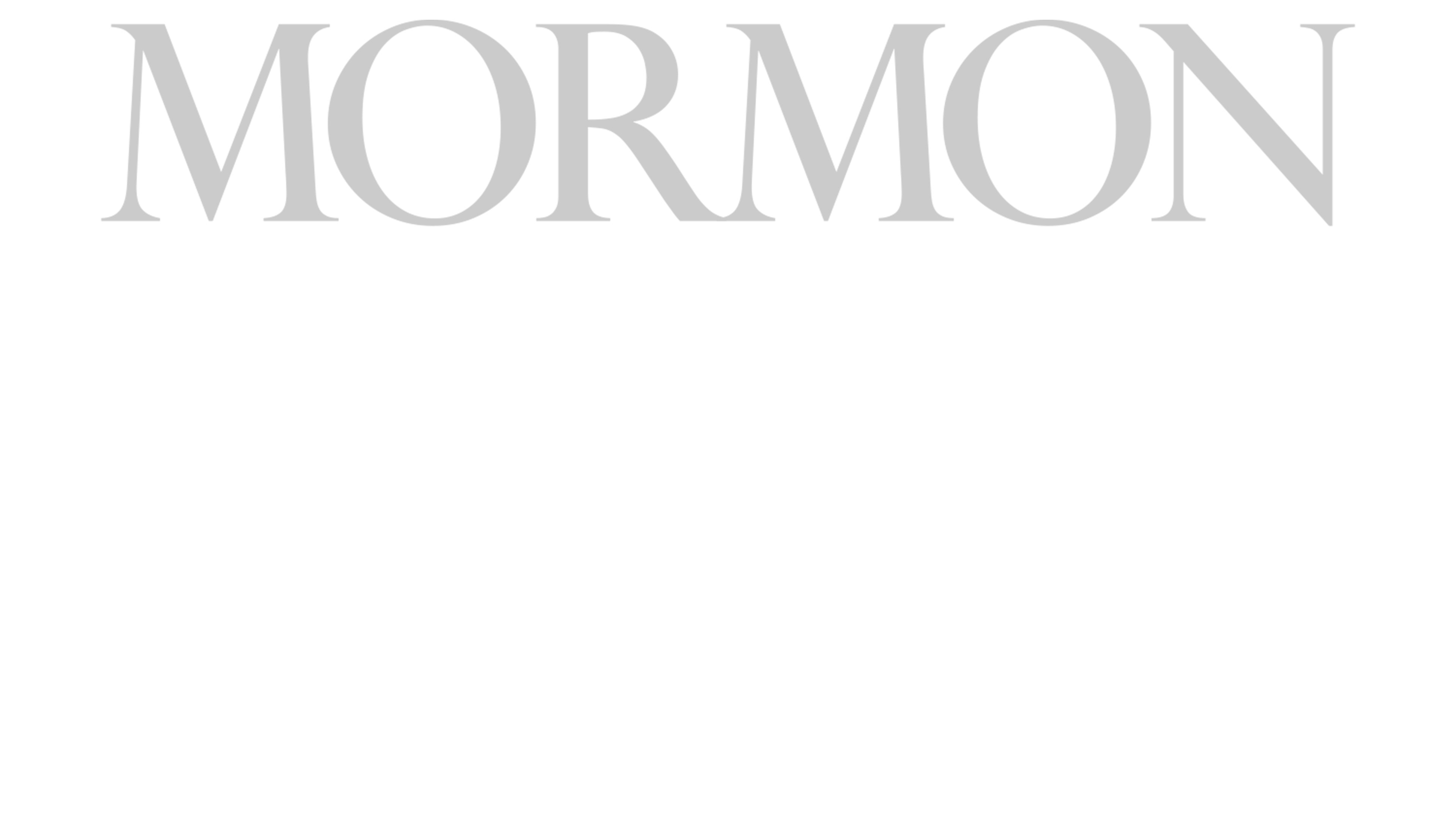 Mormon - niciodată din nou