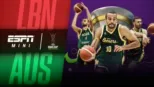 thumbnail - FIBA Mini: Men's Asia Cup Group Phase: Lebanon vs Australia
