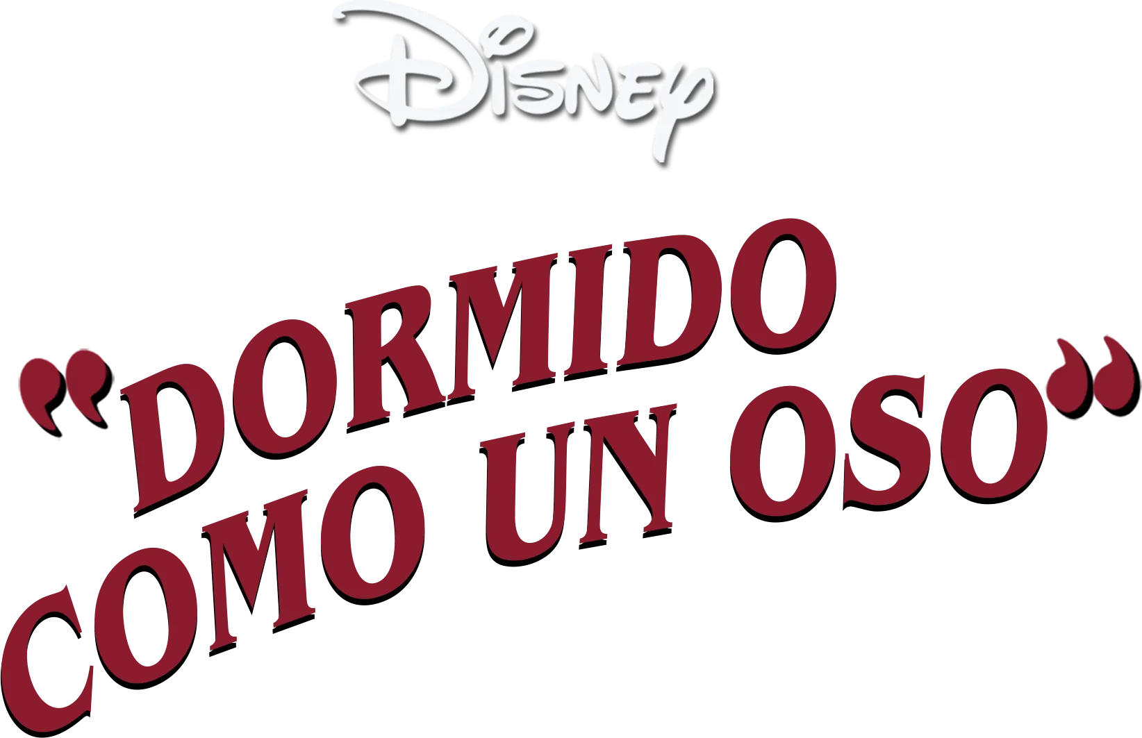 Dormido como un oso