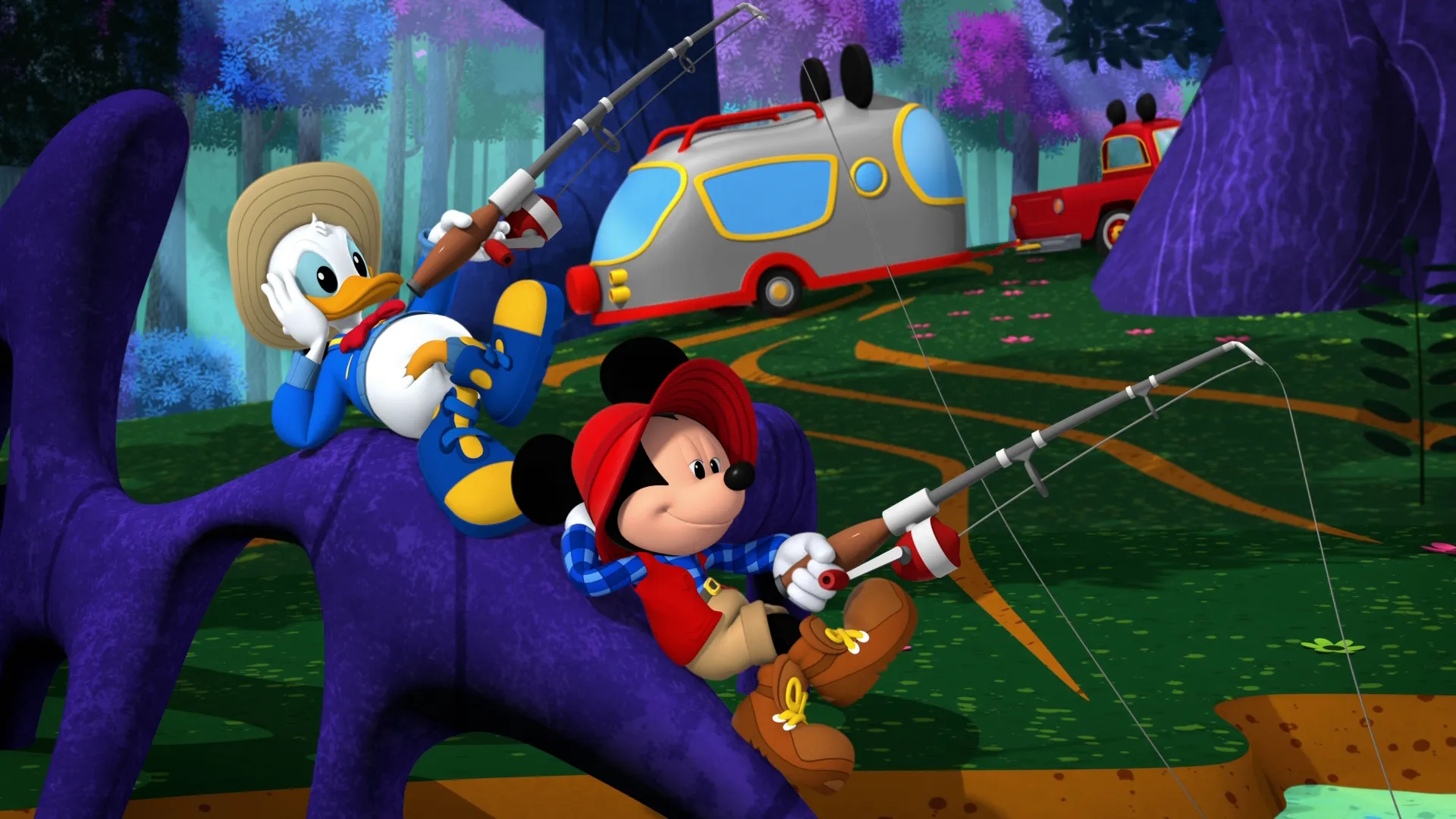 thumbnail - S3:E22 Goofy and Pluto Meet Teddy-stein / Stick to the Plan!