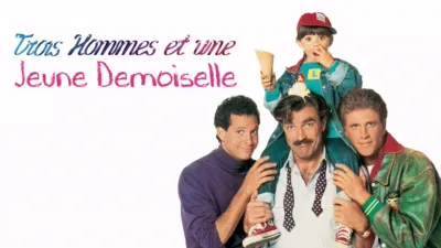 Trois hommes et une jeune demoiselle