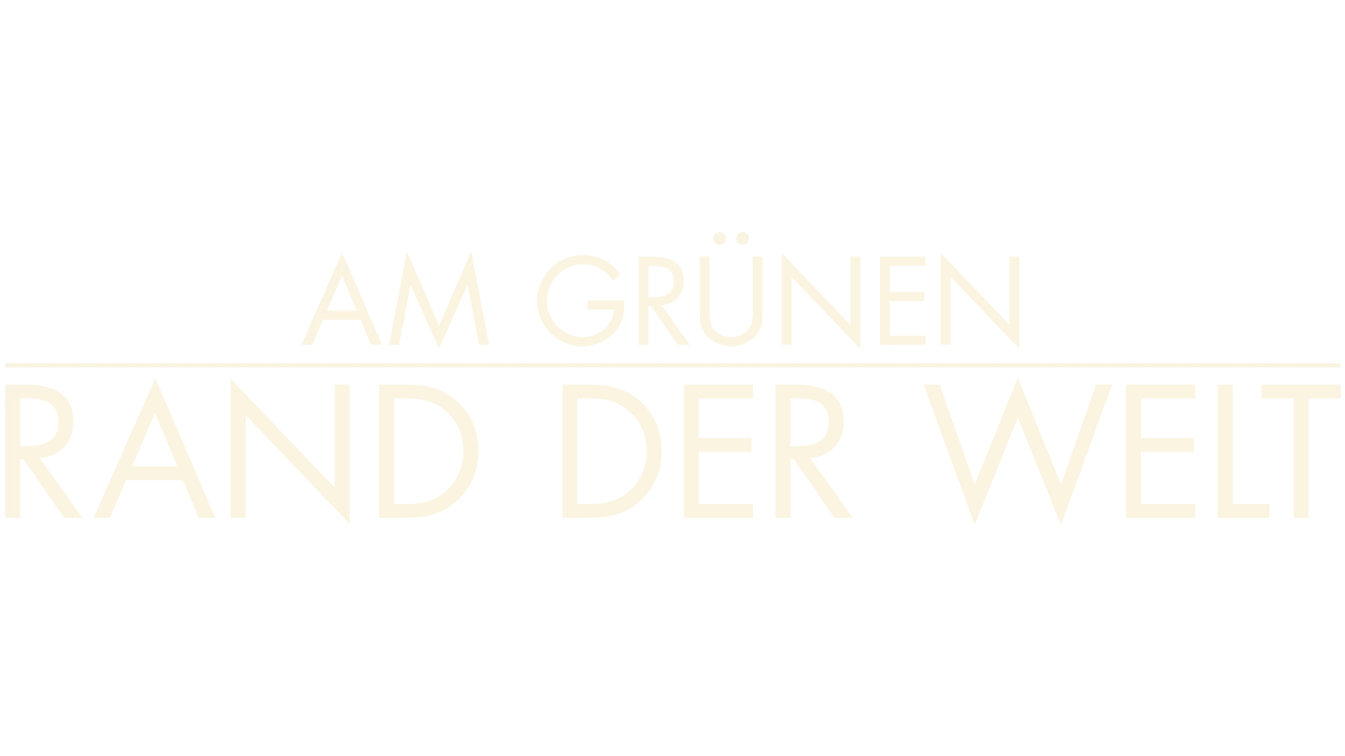 Am grünen Rand der Welt