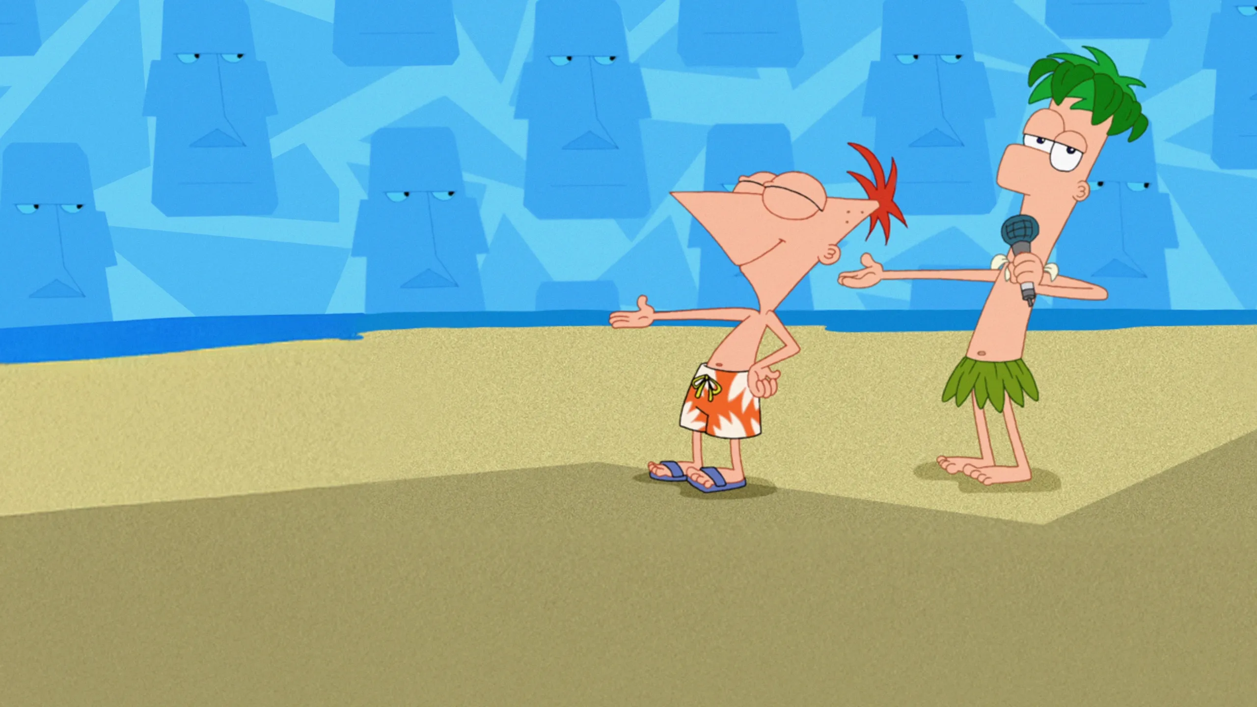 "Backyard Beach" (Sing-Along) | Phineas and Ferb Music Video